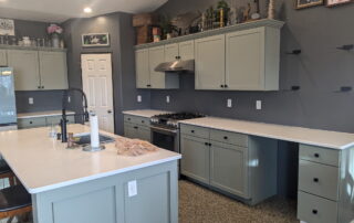 painted cabinets