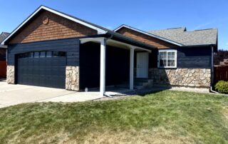 exterior painting - dark exterior paint