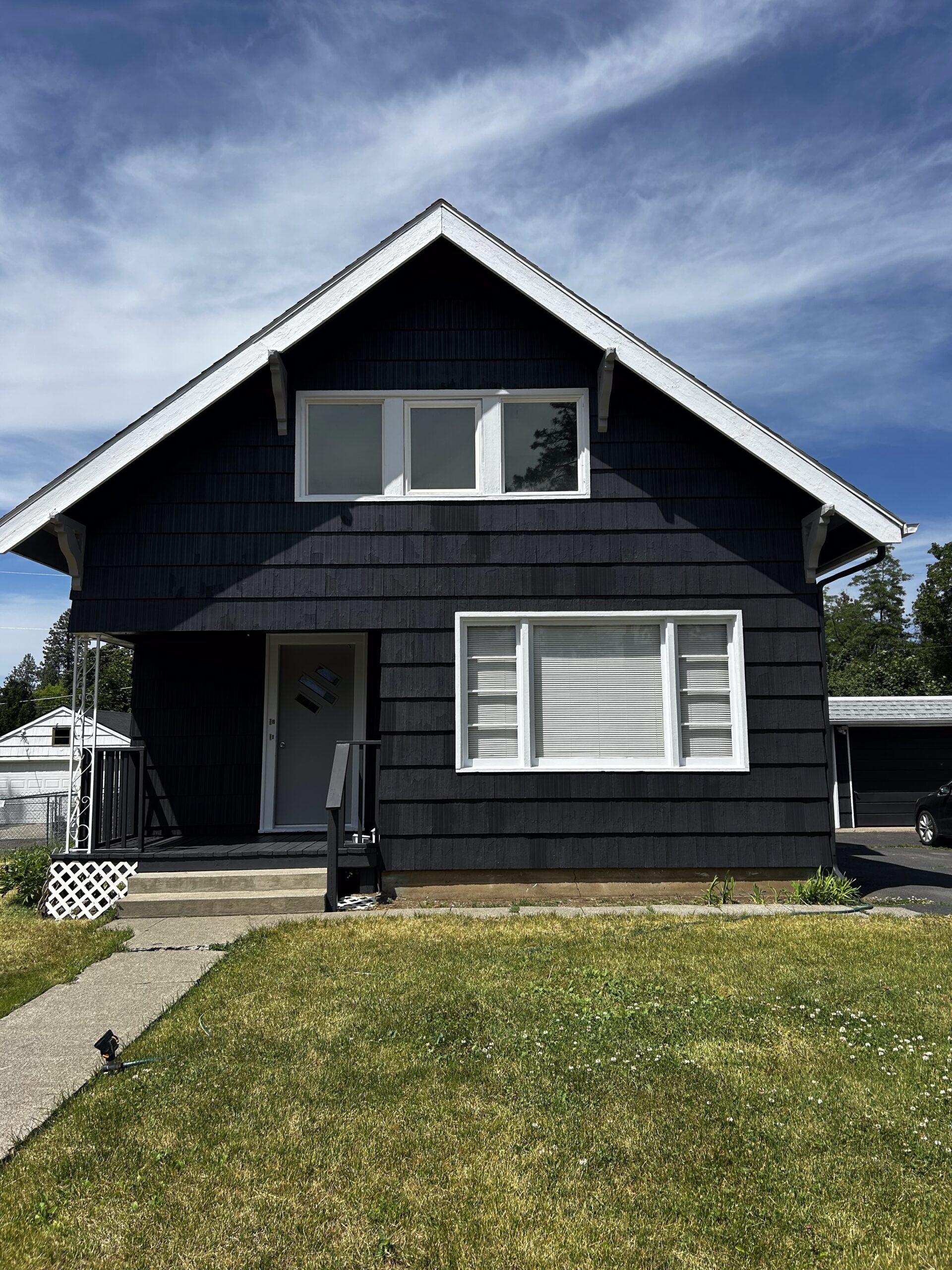 Moyer Exterior House Painting - prep work