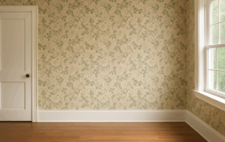 how to paint over wallpaper